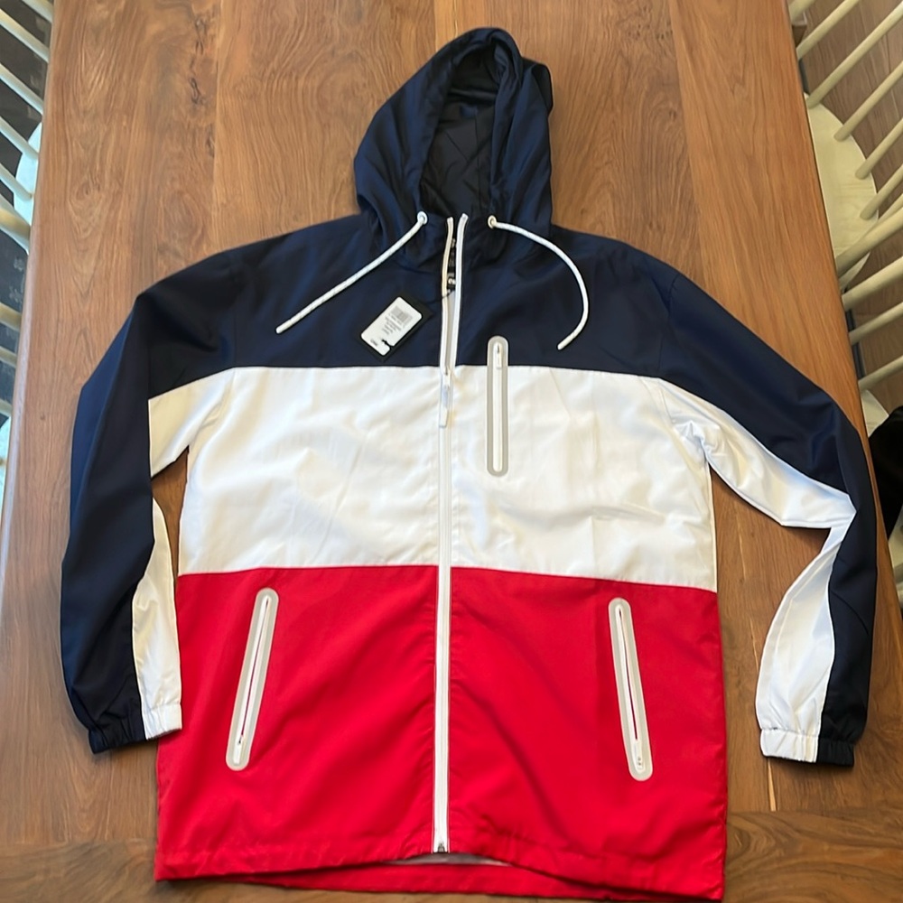 CSG STARBOARD Jacket + Shorts Set Brand New Large L colorblock red blue white